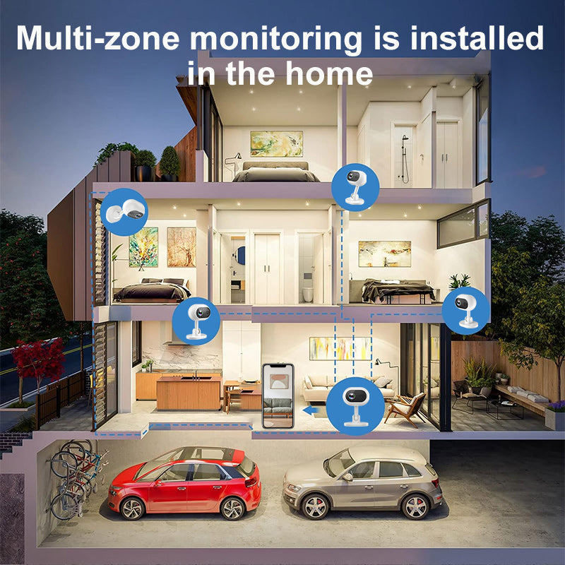Intercom Camera Wireless Wifi Camera With Sensori Night Vision