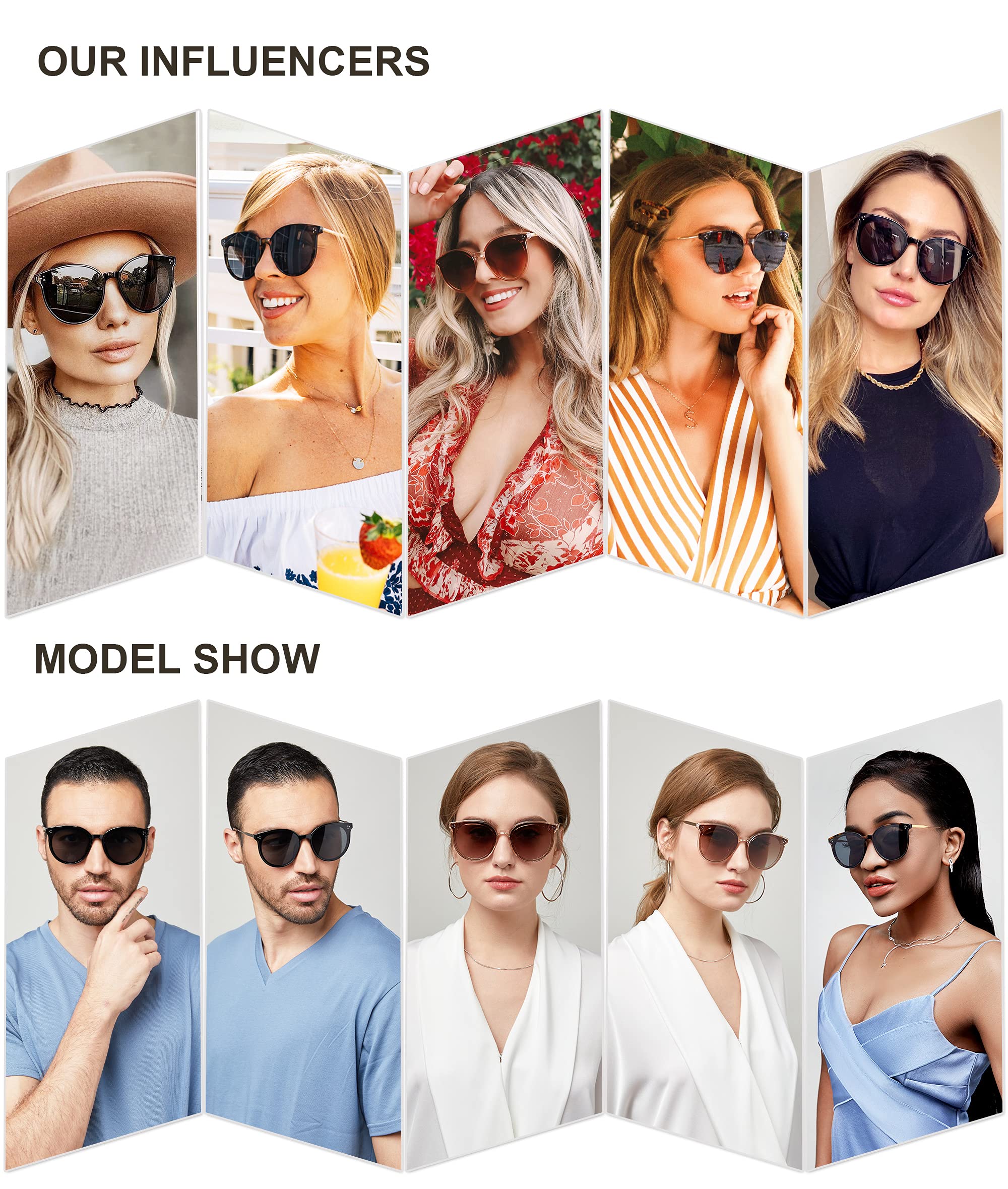 Retro Round Sunglasses for Women