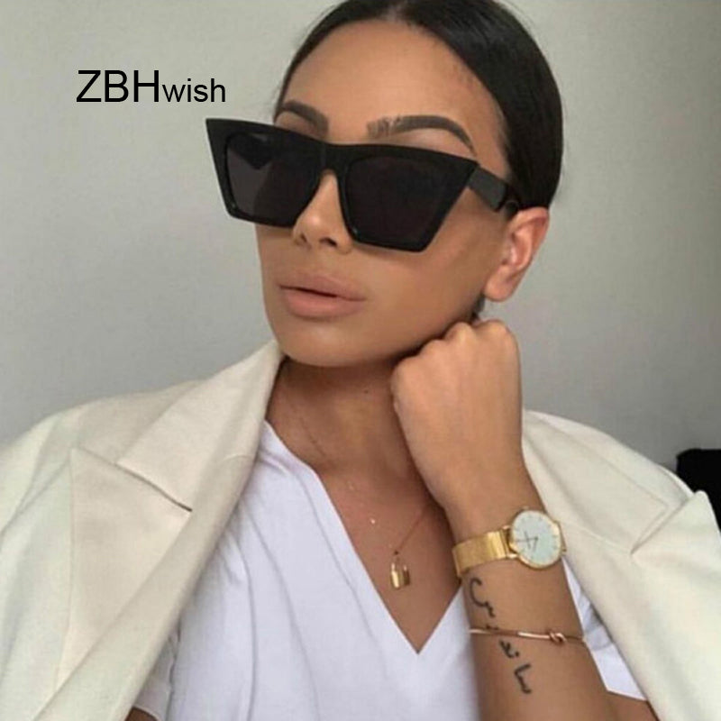 Fashion Square Sunglasses Women Designer Luxury