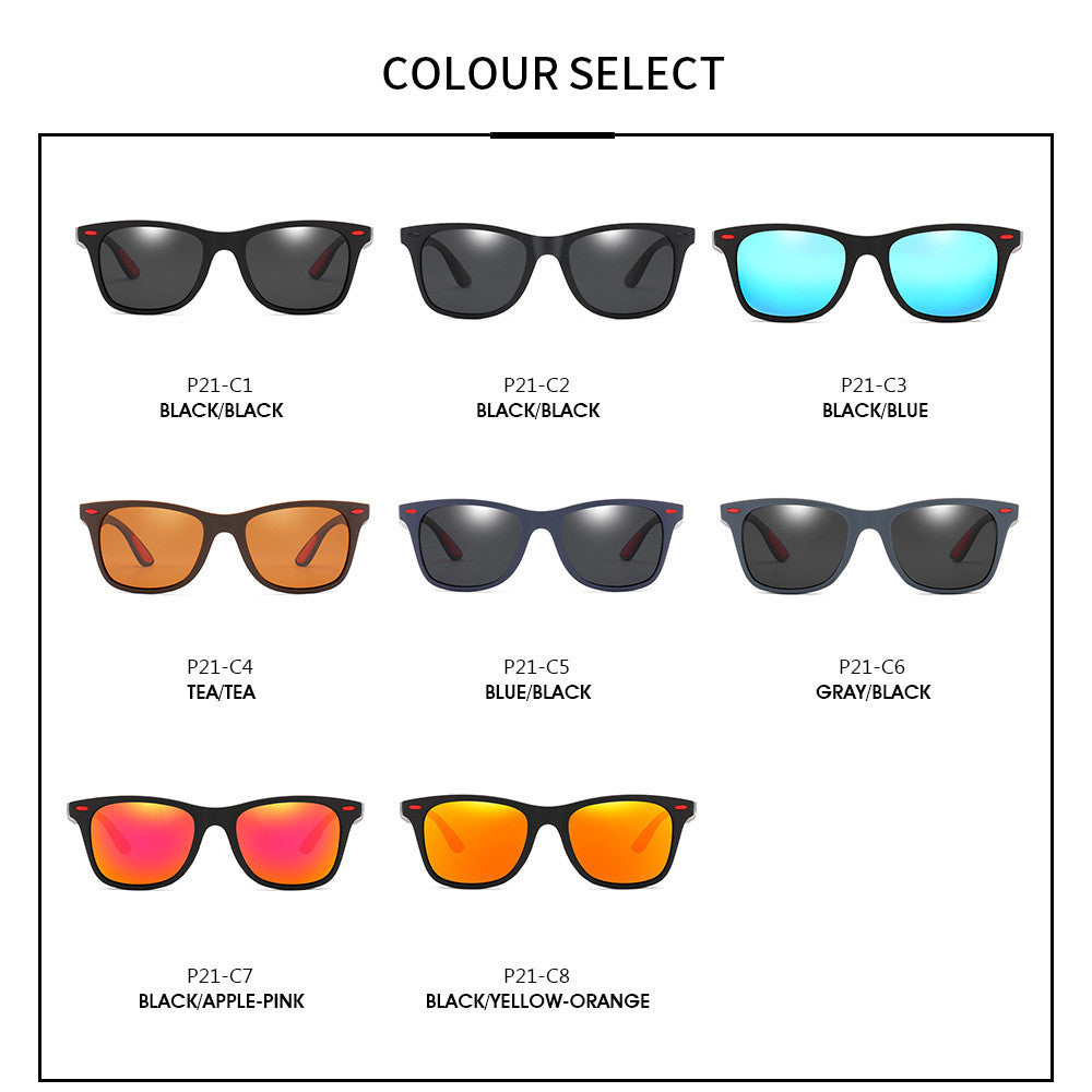 Polarized Sunglasses Men Women Driver Shades Male Vintage Sun Glasses Men Spuare Mirror Summer UV400OculoS