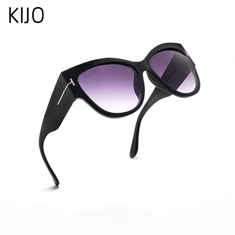Women Oversized Frame Vintage Sun Glasses sunglasses