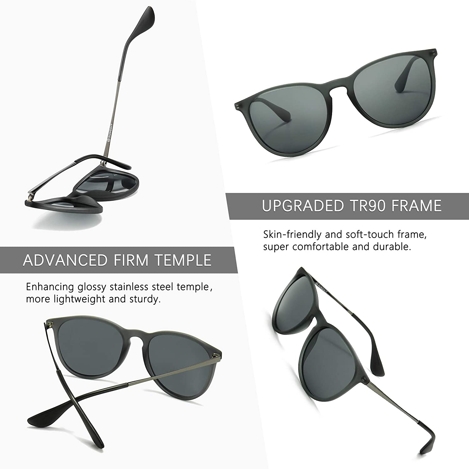 Vintage Round Sunglasses for Women Men Classic Retro Designer Style