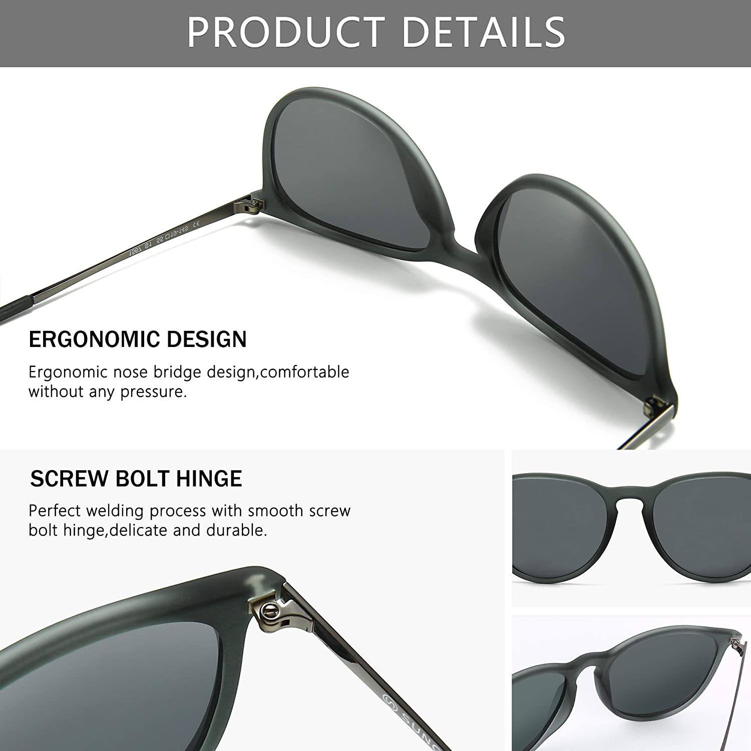 Vintage Round Sunglasses for Women Men Classic Retro Designer Style